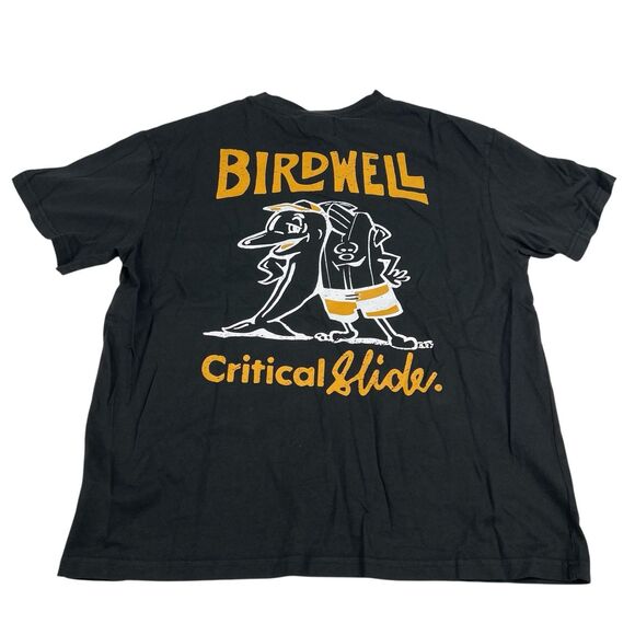 Limited Edition Birdwell Critical Slide Society Medium DOLFIN TEE Shirt Black - Picture 12 of 13